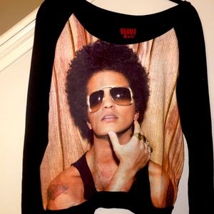 Bruno Mars moonshine concert sweatshirt.
